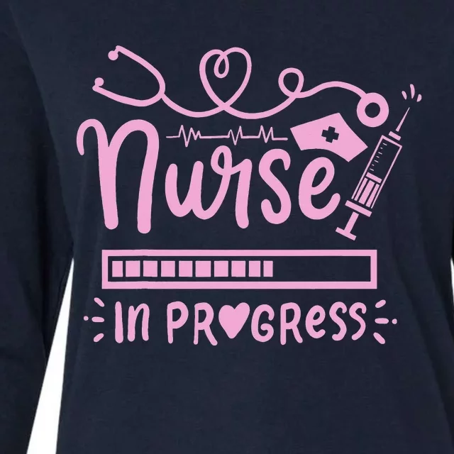 Nursing School Nursing Student Future Nurse Gift Womens Cotton Relaxed Long Sleeve T-Shirt