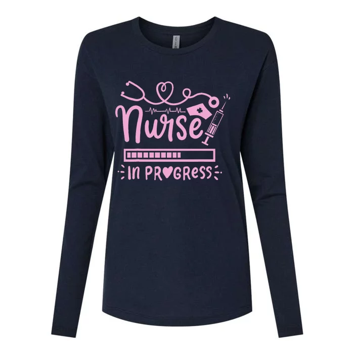 Nursing School Nursing Student Future Nurse Gift Womens Cotton Relaxed Long Sleeve T-Shirt