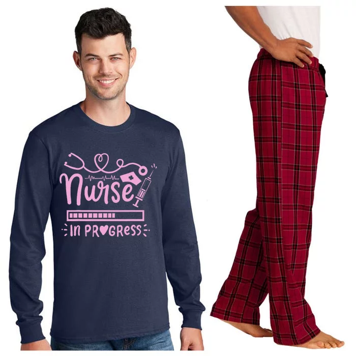 Nursing School Nursing Student Future Nurse Gift Long Sleeve Pajama Set