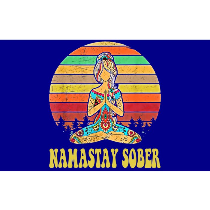 Namastay Sober Na Aa 12 Step Recovery Narcotics Anonymous Great Gift Bumper Sticker