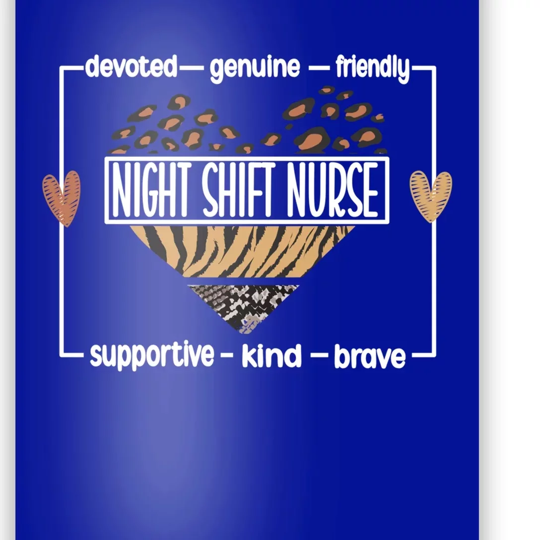 Night Shift Nurse Appreciation Night Shift Nursing Gift Poster