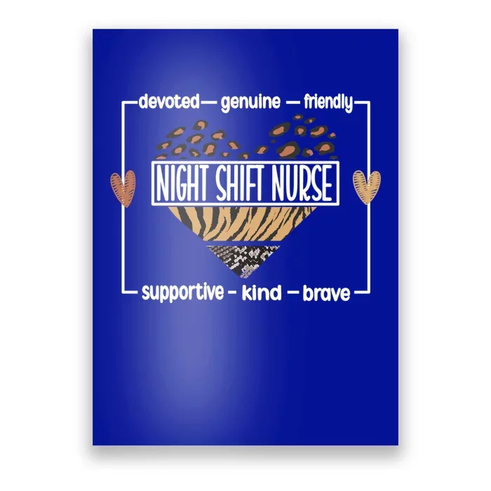 Night Shift Nurse Appreciation Night Shift Nursing Gift Poster