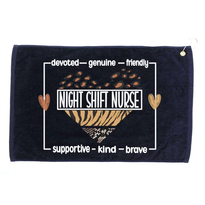 Night Shift Nurse Appreciation Night Shift Nursing Gift Grommeted Golf Towel