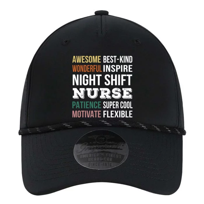 Night Shift Nurse Tee Funny Appreciation Gift Performance The Dyno Cap