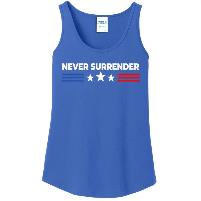 Never Surrender Never Surrender Ladies Essential Tank