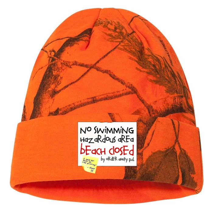 No Swimming Kati - 12in Camo Beanie