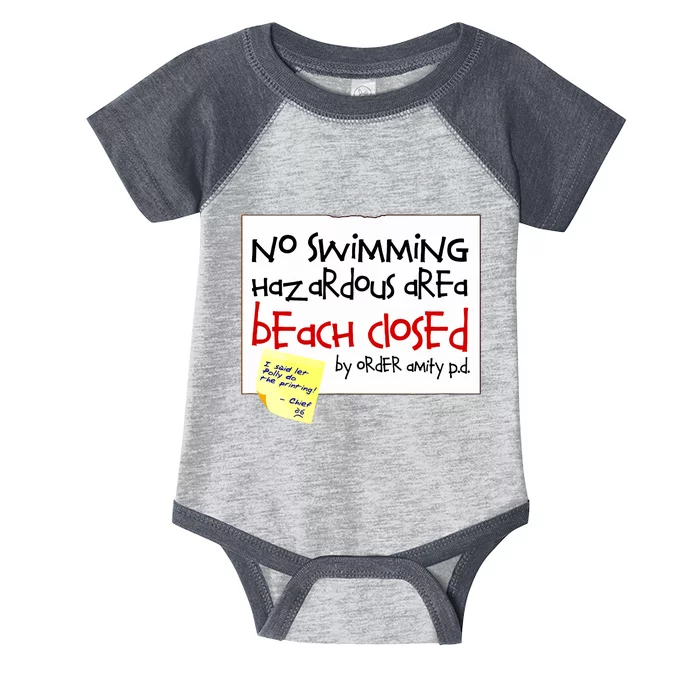 No Swimming Infant Baby Jersey Bodysuit