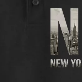 Nyc Skylines New York City That Never Sleeps Dry Zone Grid Performance Polo