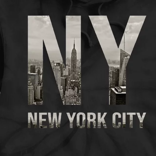 Nyc Skylines New York City That Never Sleeps Tie Dye Hoodie