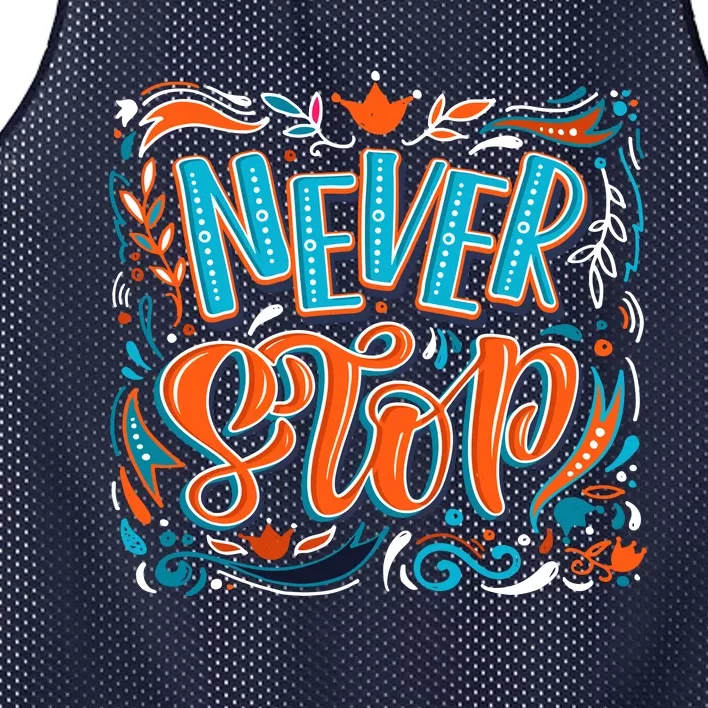 Never Stop Mesh Reversible Basketball Jersey Tank