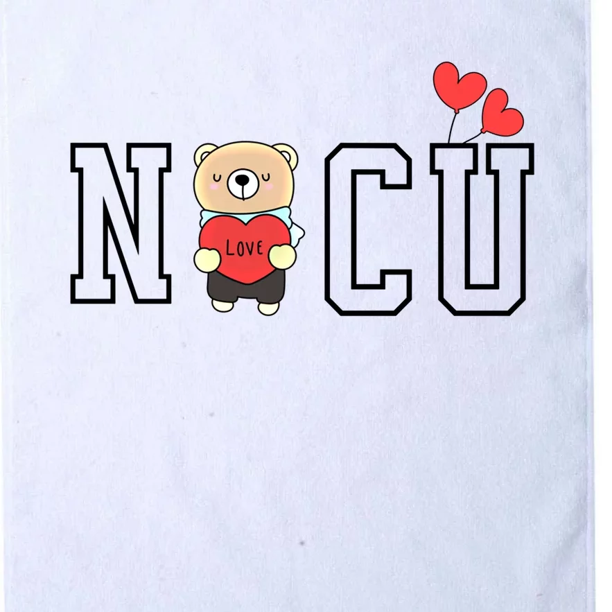 Nicu Squad Nursing Team Valentines Great Gift Platinum Collection Golf Towel