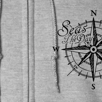 Nautical Sailing Full Zip Hoodie