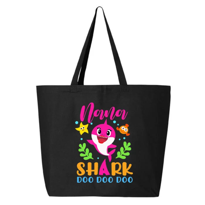 Nana Shark Nana Shark Lover Family Mother's Day 25L Jumbo Tote