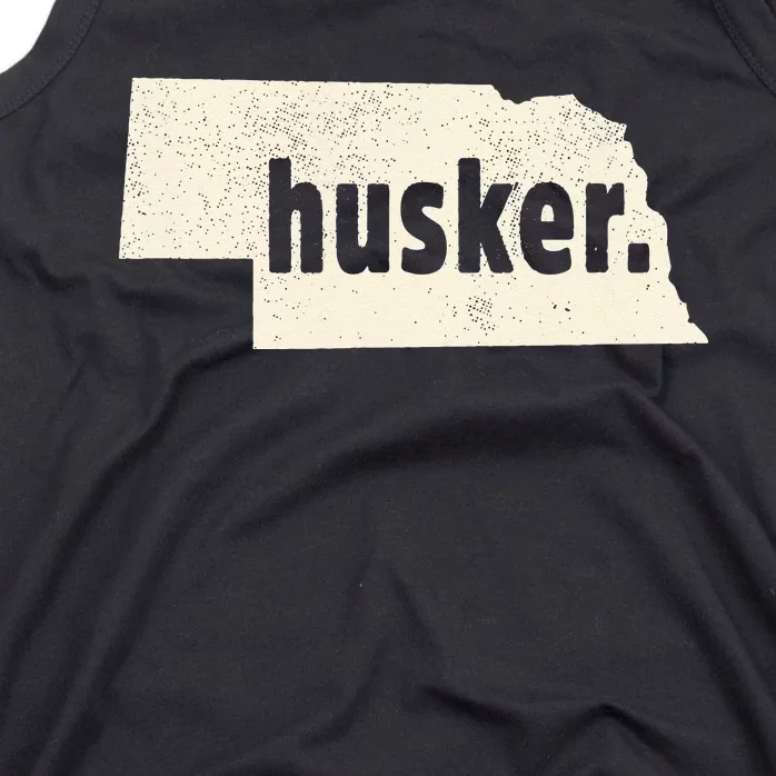 Nebraska State Nickname Husker Tank Top