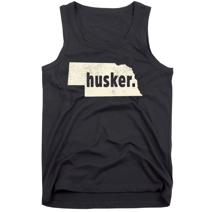 Nebraska State Nickname Husker Tank Top