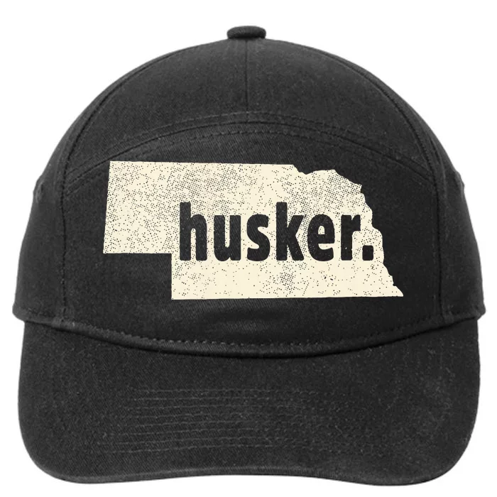 Nebraska State Nickname Husker 7-Panel Snapback Hat