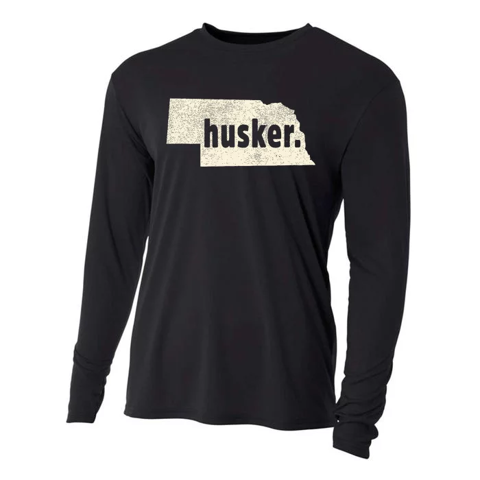 Nebraska State Nickname Husker Cooling Performance Long Sleeve Crew