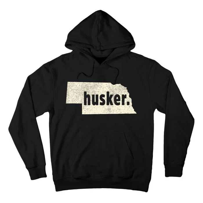 Nebraska State Nickname Husker Tall Hoodie