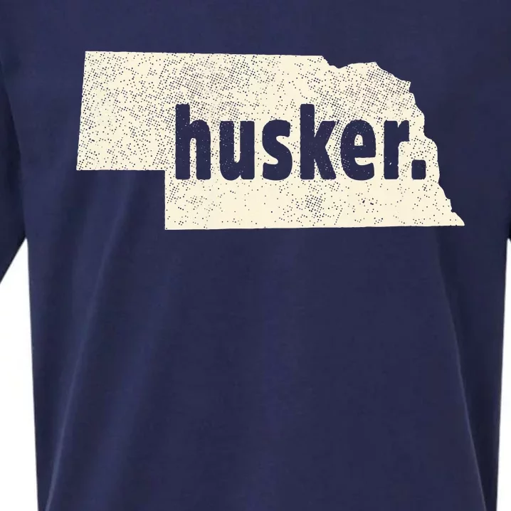 Nebraska State Nickname Husker Sueded Cloud Jersey T-Shirt