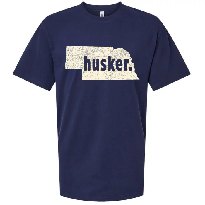 Nebraska State Nickname Husker Sueded Cloud Jersey T-Shirt