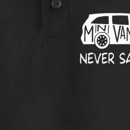 Never Say Never Sayings Minivan Cute Soccer Mom Goalkeepers Dry Zone Grid Performance Polo