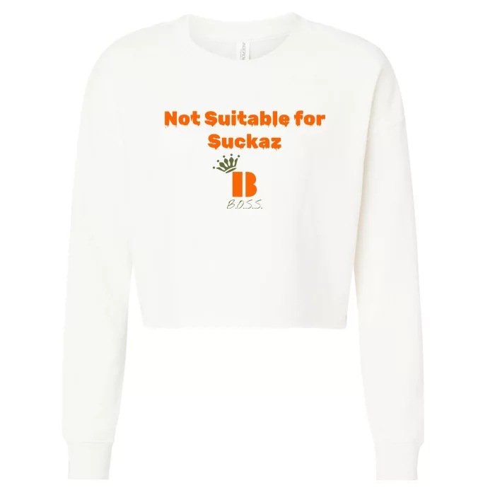 Not Suitable Cropped Pullover Crew