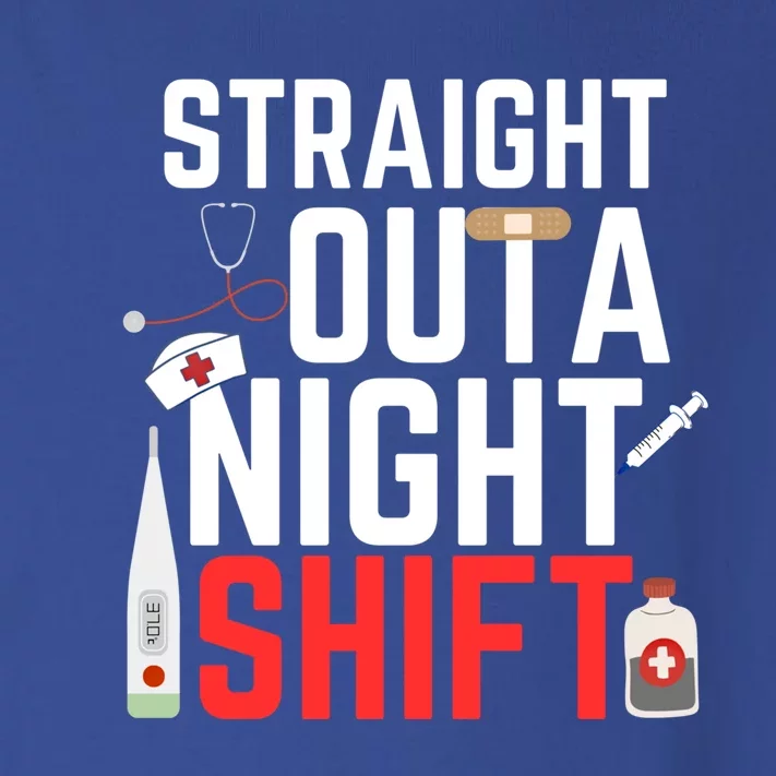 Night Shift Nurse Emergency Registered Nurse Gift Toddler Long Sleeve Shirt