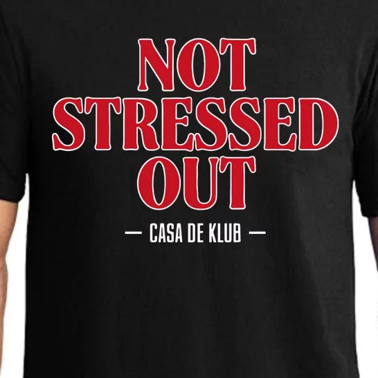 Not Stressed Out Casa De Klub Pajama Set