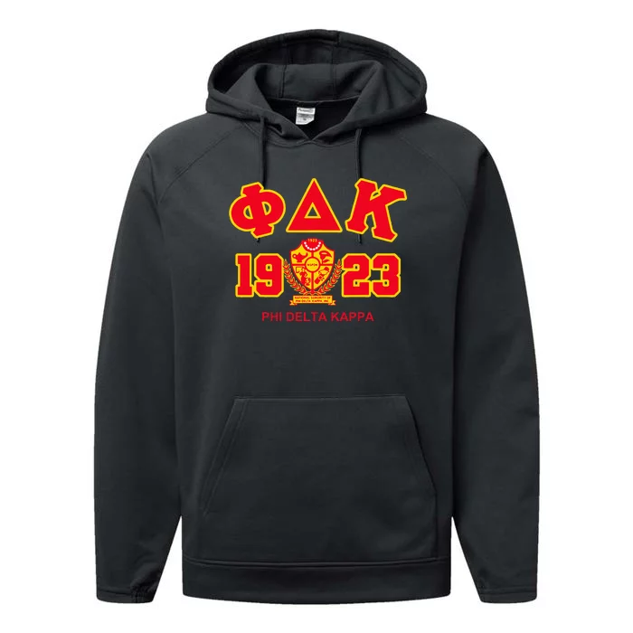 National Sorority Of Phi Delta Kappa Est 1923 Performance Fleece Hoodie