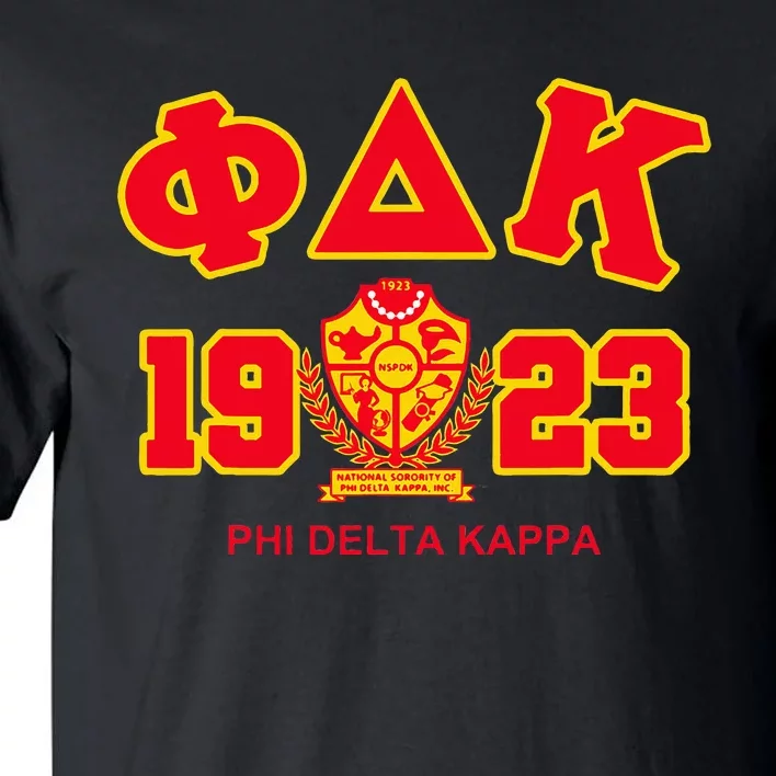 National Sorority Of Phi Delta Kappa Est 1923 Tall T-Shirt