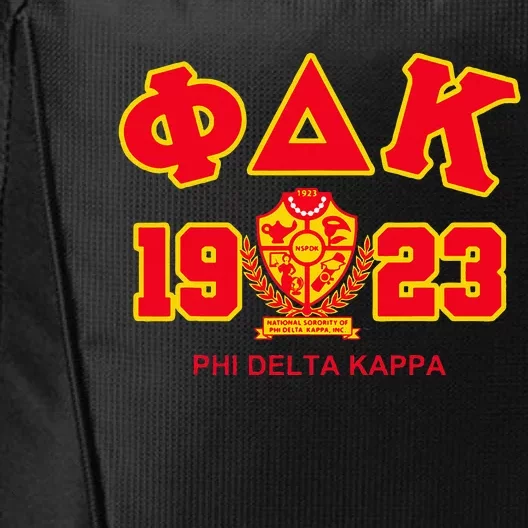 National Sorority Of Phi Delta Kappa Est 1923 City Backpack