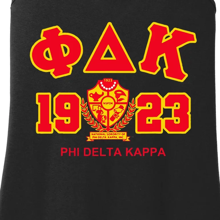 National Sorority Of Phi Delta Kappa Est 1923 Ladies Essential Tank