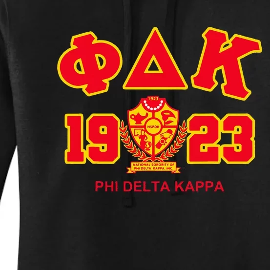 National Sorority Of Phi Delta Kappa Est 1923 Women's Pullover Hoodie