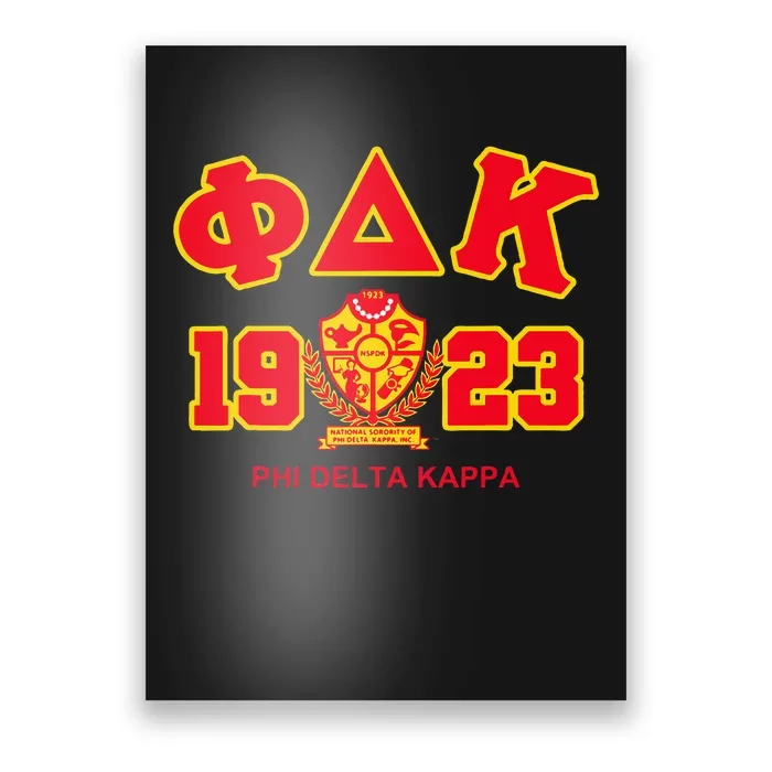 National Sorority Of Phi Delta Kappa Est 1923 Poster