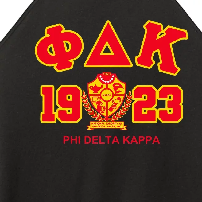 National Sorority Of Phi Delta Kappa Est 1923 Women’s Perfect Tri Rocker Tank