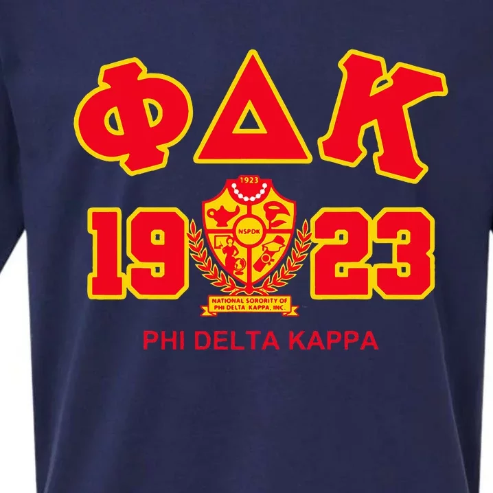 National Sorority Of Phi Delta Kappa Est 1923 Sueded Cloud Jersey T-Shirt