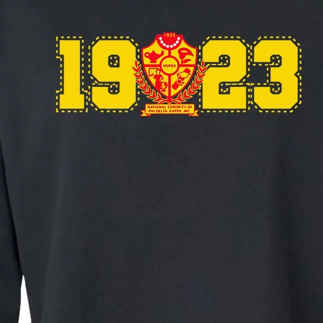 National Sorority Of Phi Delta Kappa Est 1923 Nspdk Cropped Pullover Crew