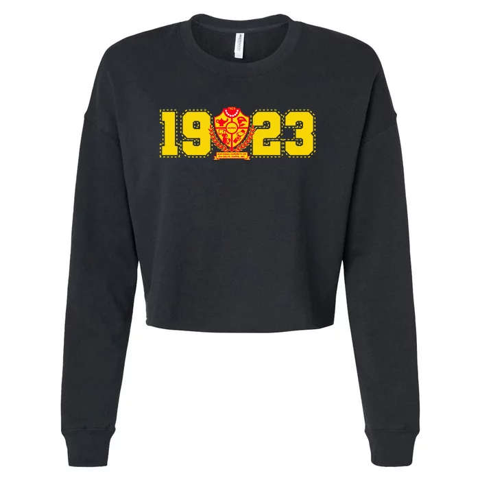 National Sorority Of Phi Delta Kappa Est 1923 Nspdk Cropped Pullover Crew