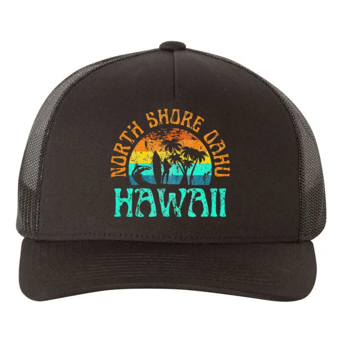 North Shore Oahu Hawaii Surf Beach Surfer Waves Yupoong Adult 5-Panel Trucker Hat