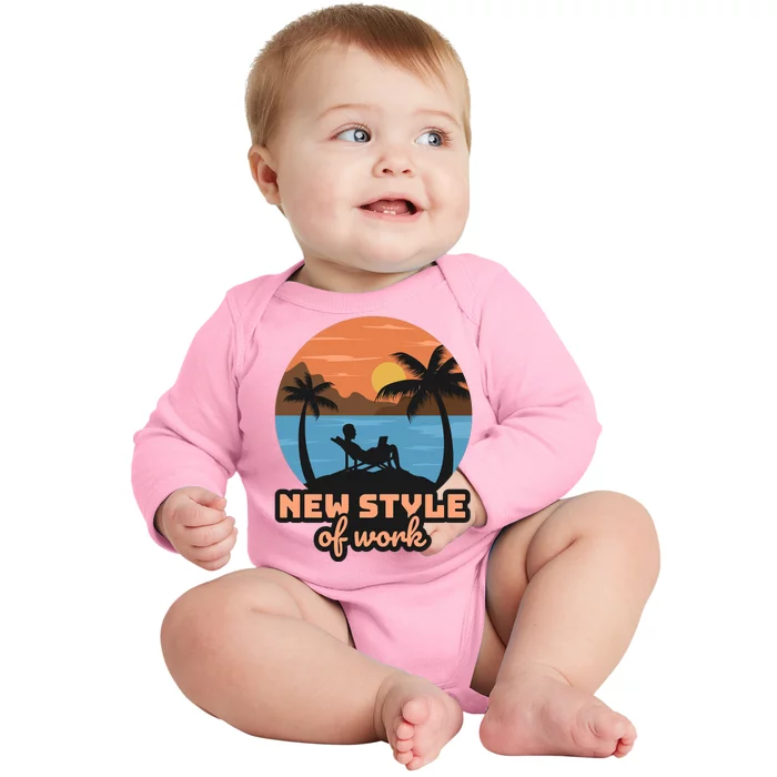 New Style Of Work Baby Long Sleeve Bodysuit