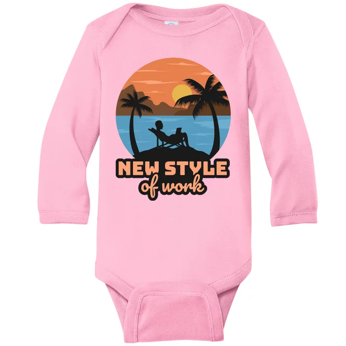 New Style Of Work Baby Long Sleeve Bodysuit