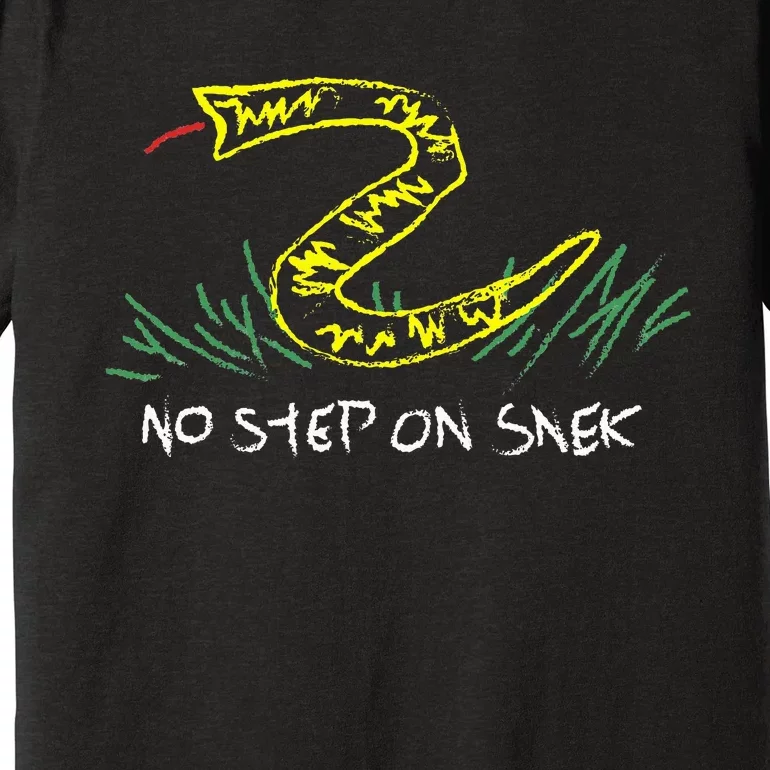 No Step On Gadsden Flag Premium T-Shirt