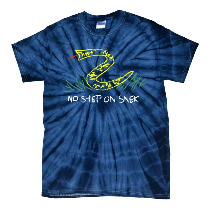 No Step On Gadsden Flag Tie-Dye T-Shirt