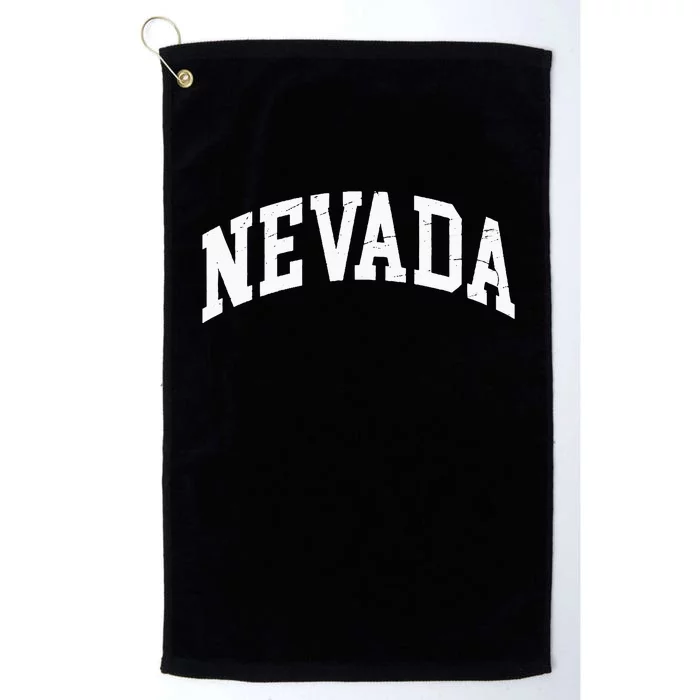 Nevada State Of Nevada Worn Design Classic Platinum Collection Golf Towel