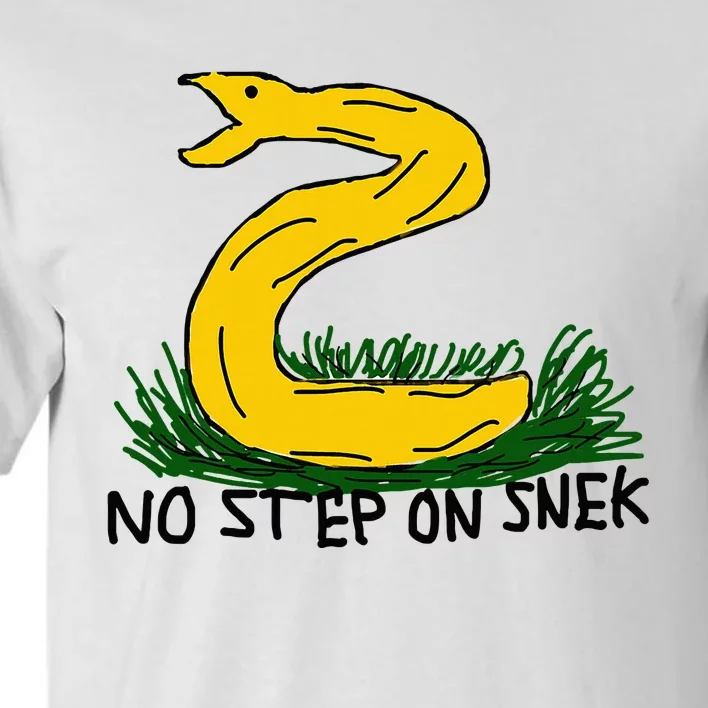 No Step On S.N.E.K Funny Bad Drawing Snake Parody Tall T-Shirt