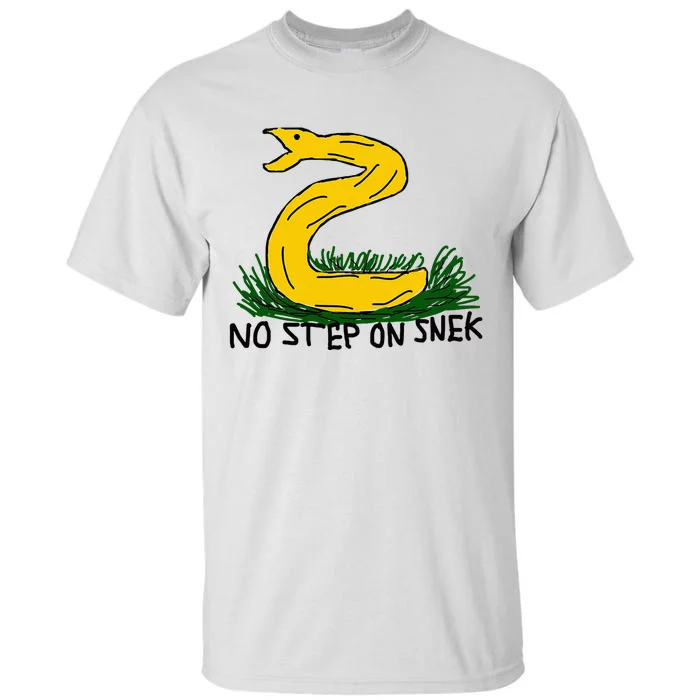 No Step On S.N.E.K Funny Bad Drawing Snake Parody Tall T-Shirt