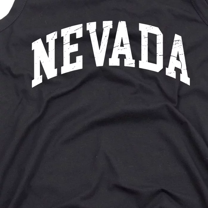 Nevada State Of Nevada Worn Design Print Classic Tank Top