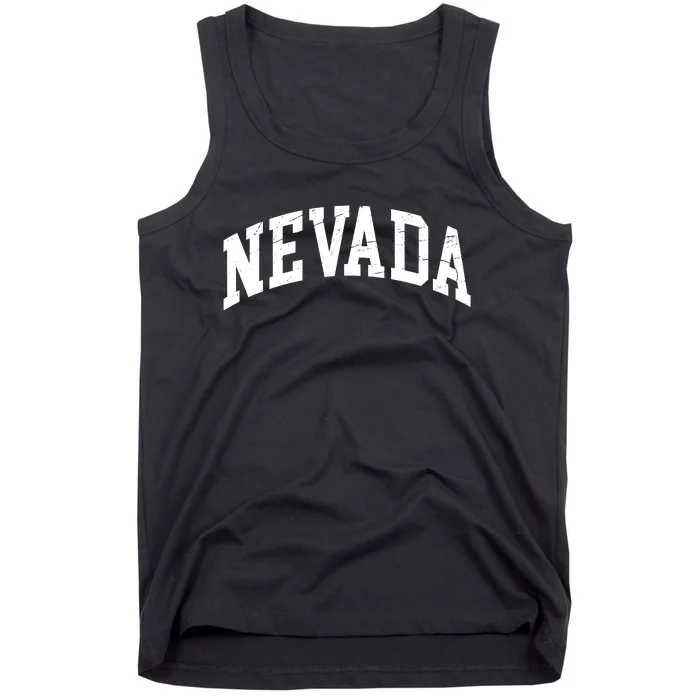 Nevada State Of Nevada Worn Design Print Classic Tank Top