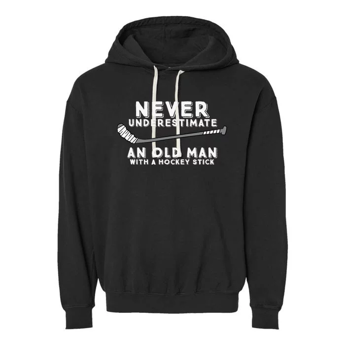 Never Stop Playing The Game You Love Field Hockey Garment-Dyed Fleece Hoodie