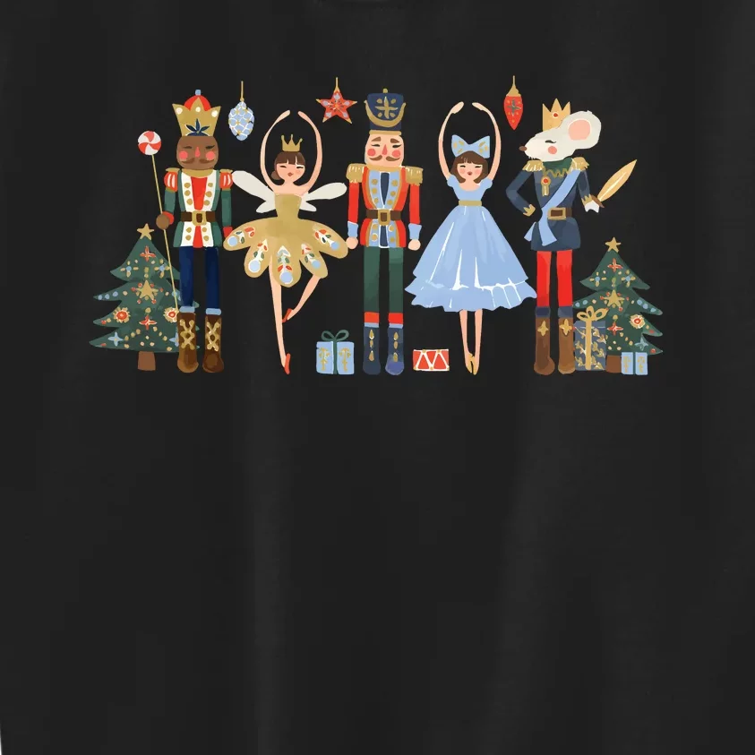 Nutcracker Sugar Plum Fairy Christmas Teacher Kids Sweatshirt